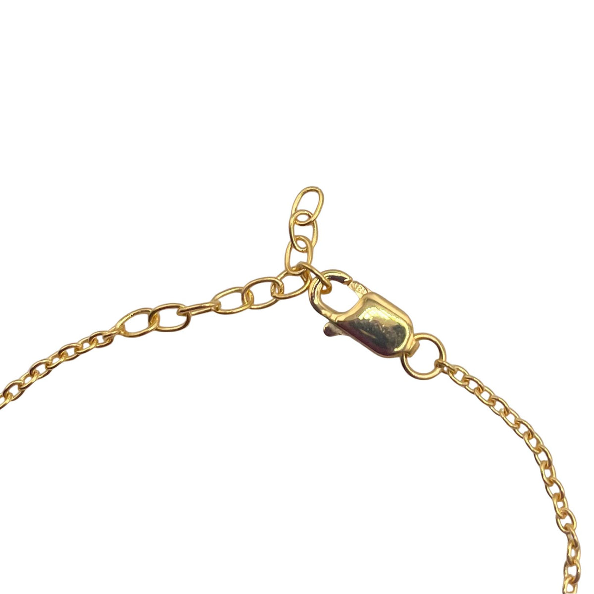 Adjustable clasp detail gold bracelet by Amy Delson