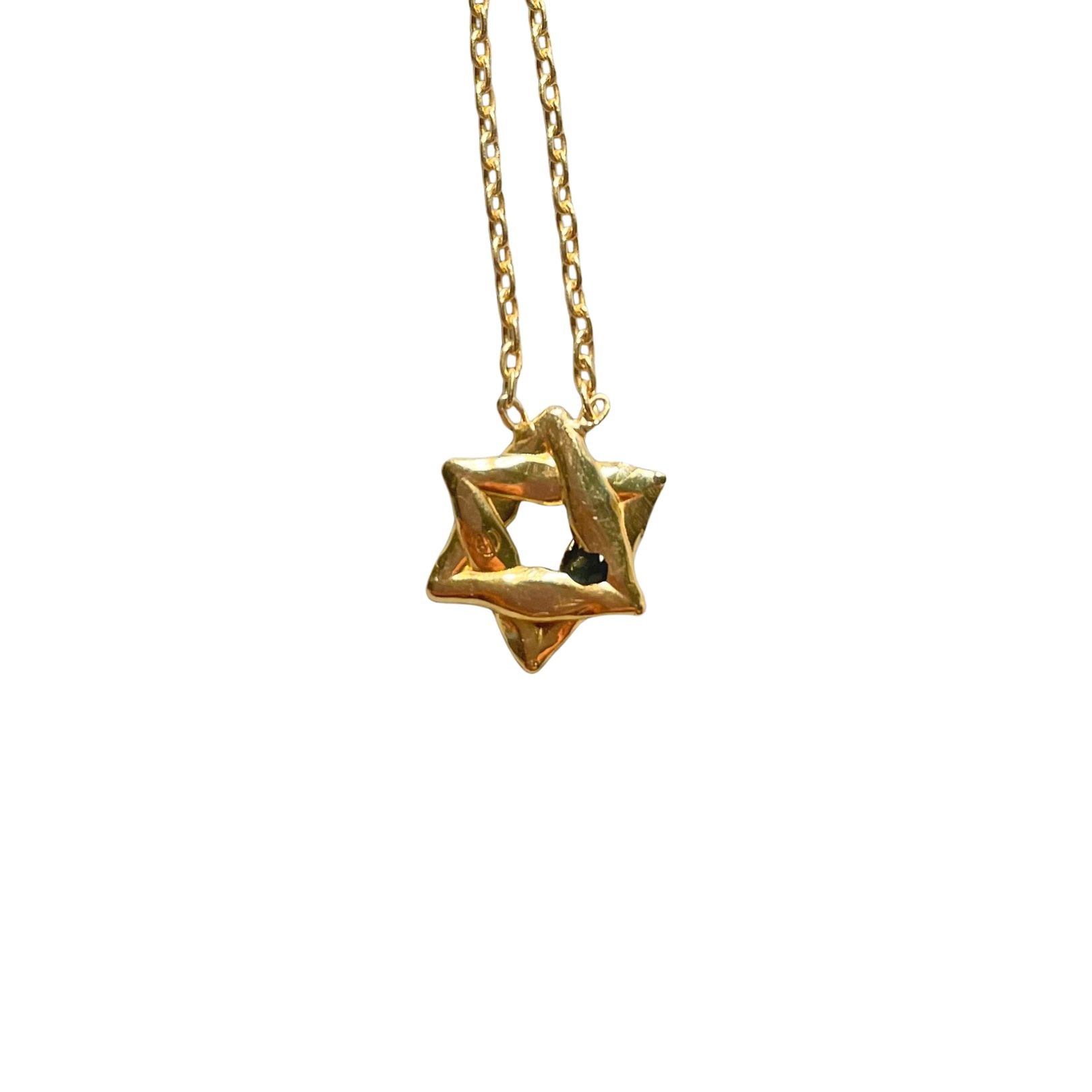 Back of Amy Delson Jewelry Gold Star necklace