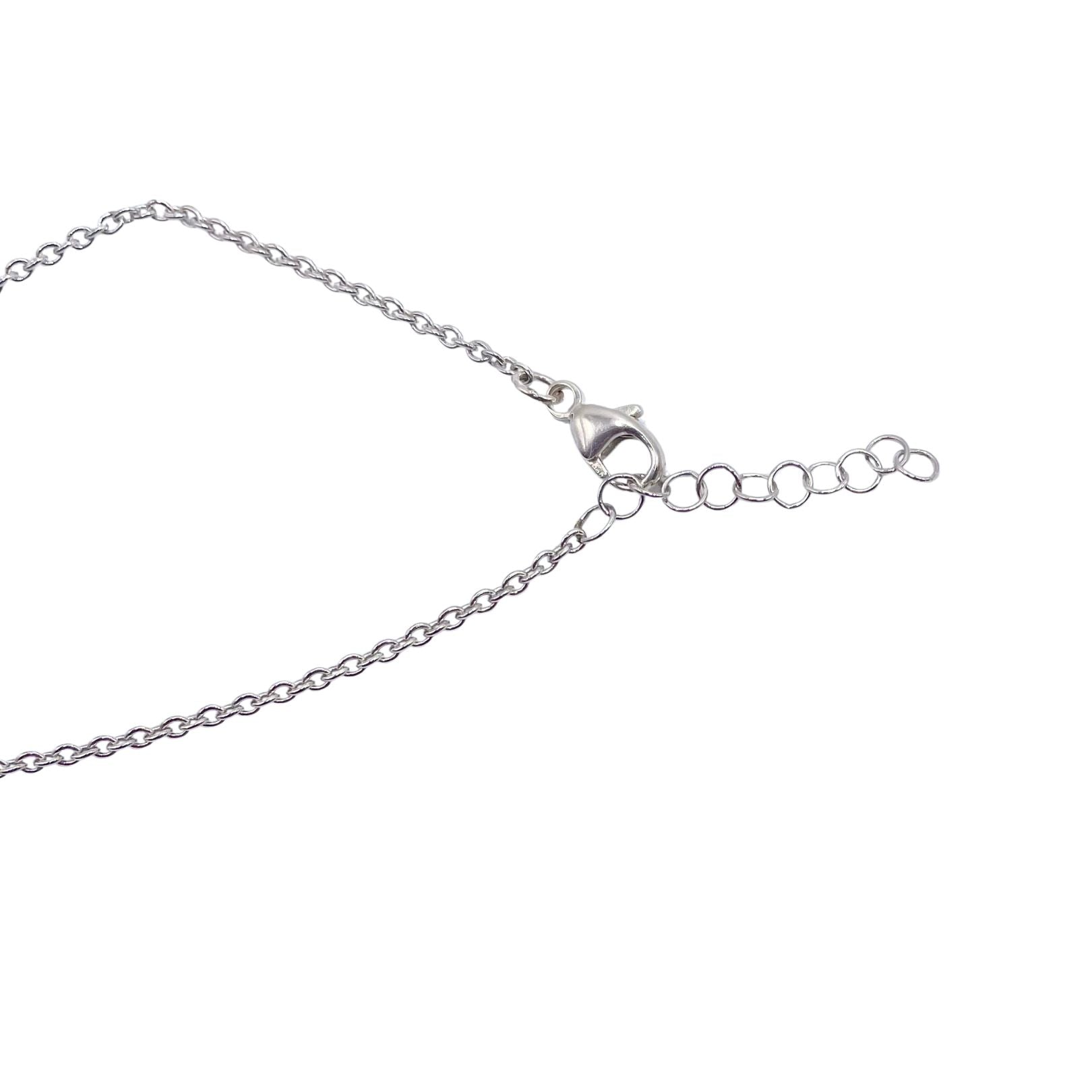 Extender sterling silver chain on Amy Delson bracelet