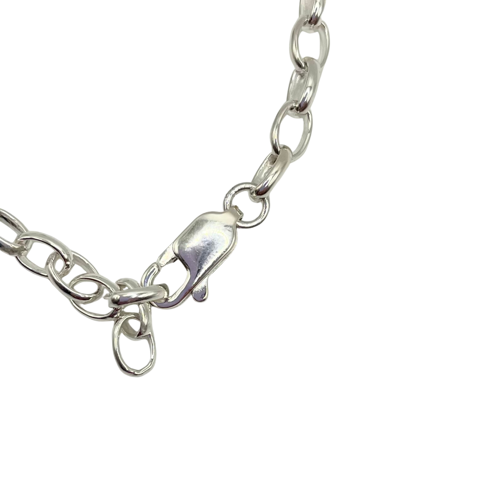 Lobster clasp Amy Delson silver bracelet