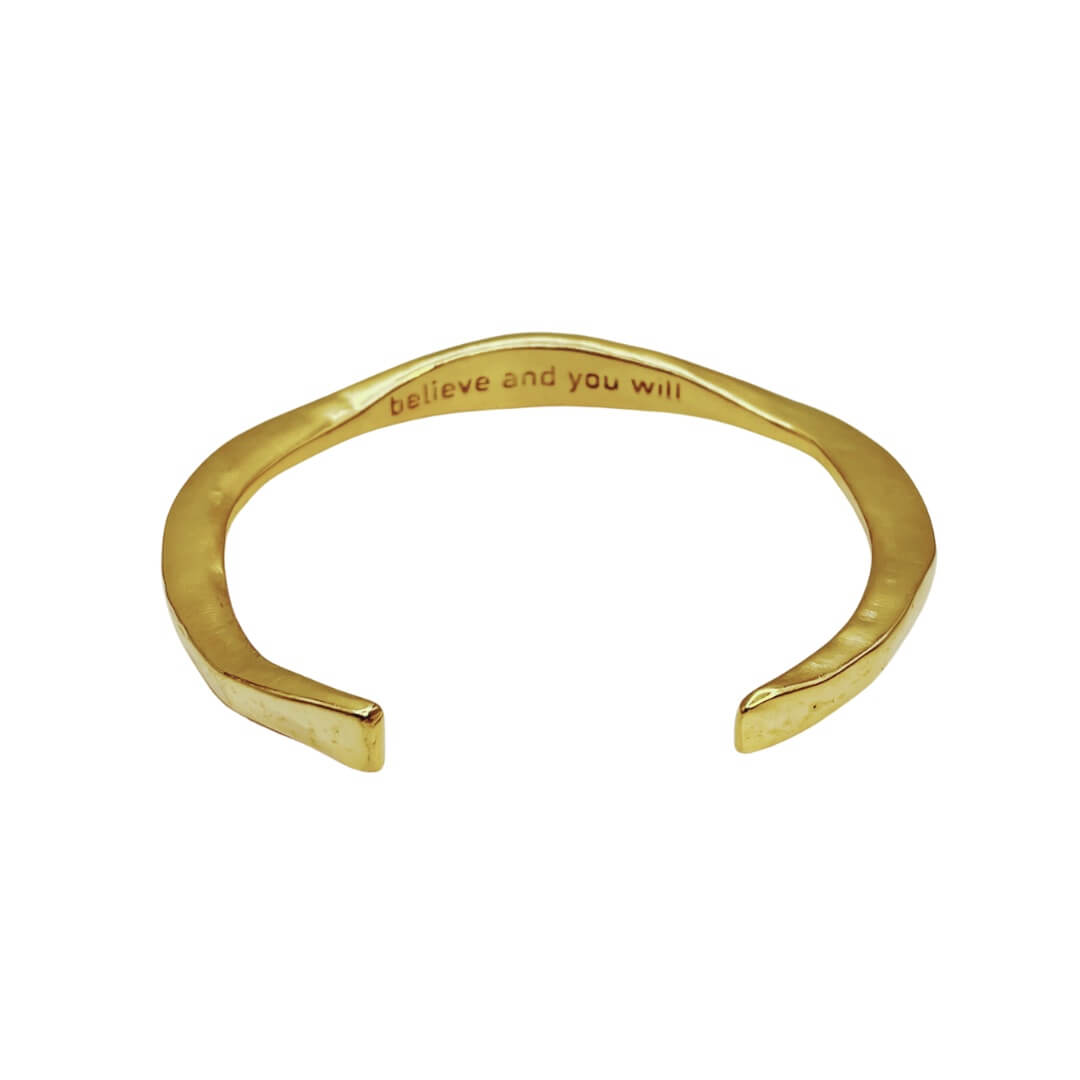 mantra cuff bracelet