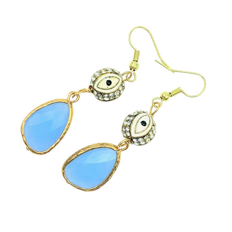 Amy Delson Evil Eye earrings