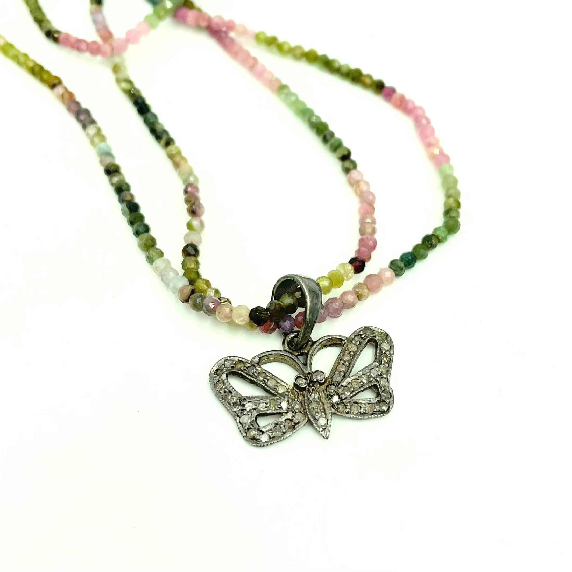 opal and tourmaline necklace