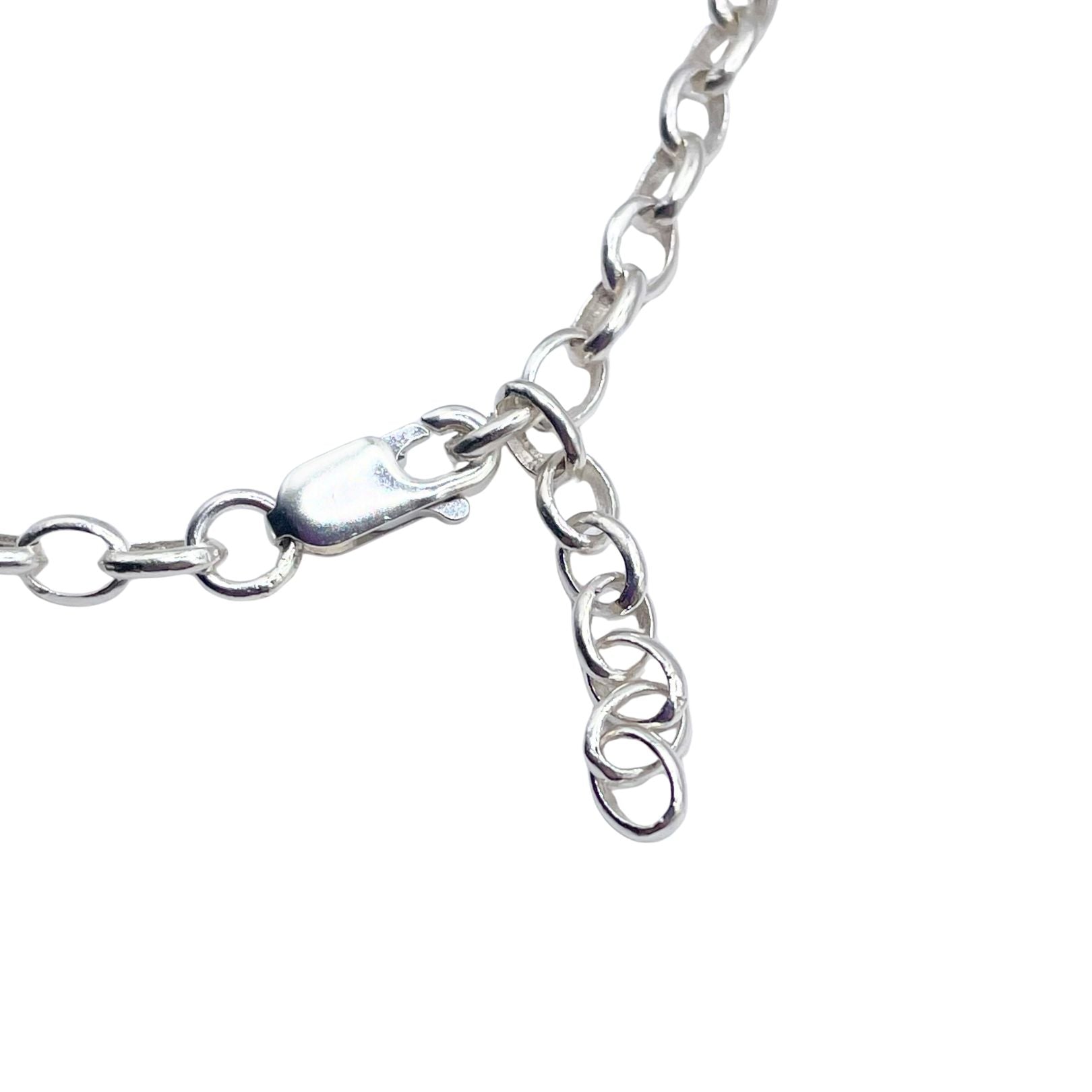 lobster clasp on a sterling silver chain by Amy Delson