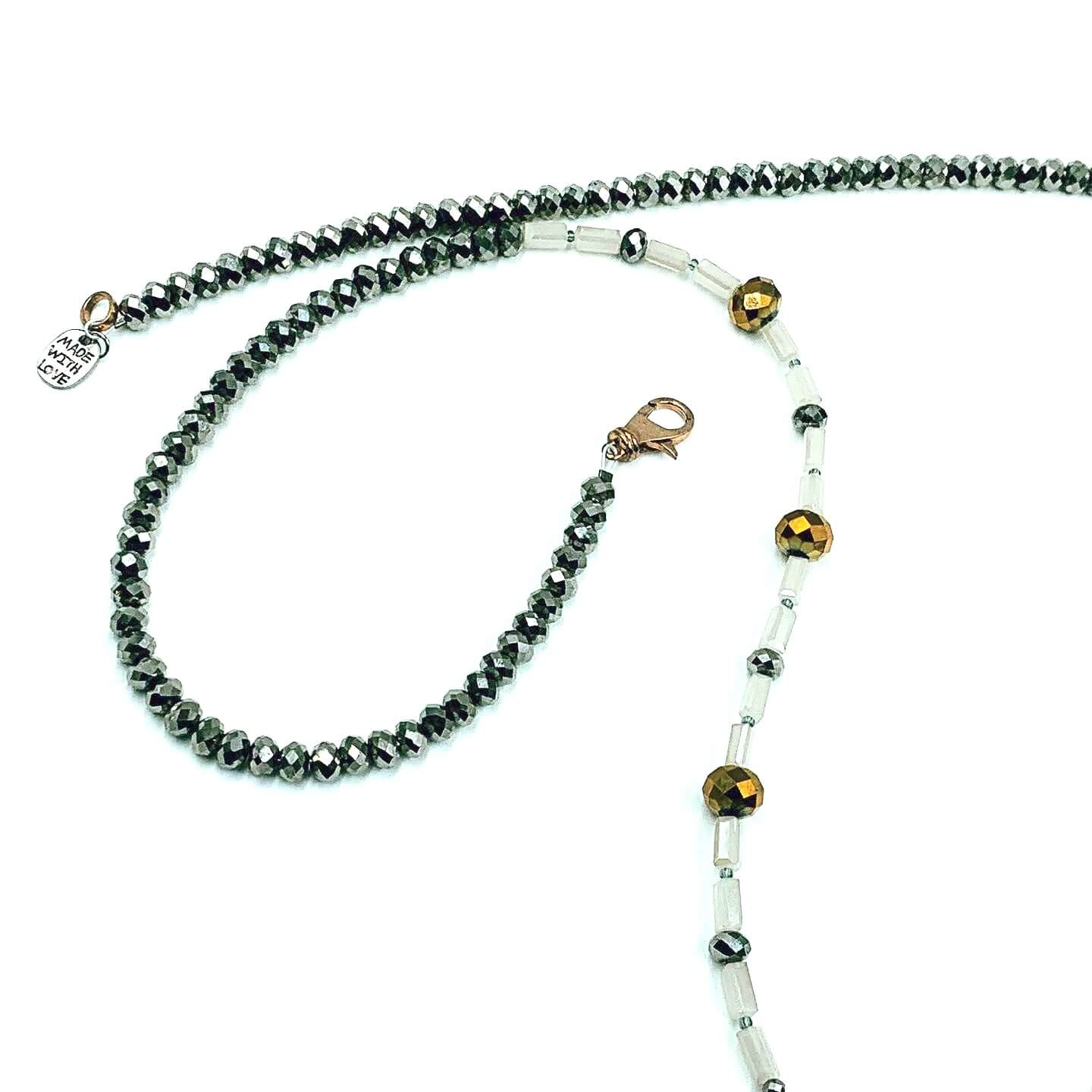 brown leather tassel necklace