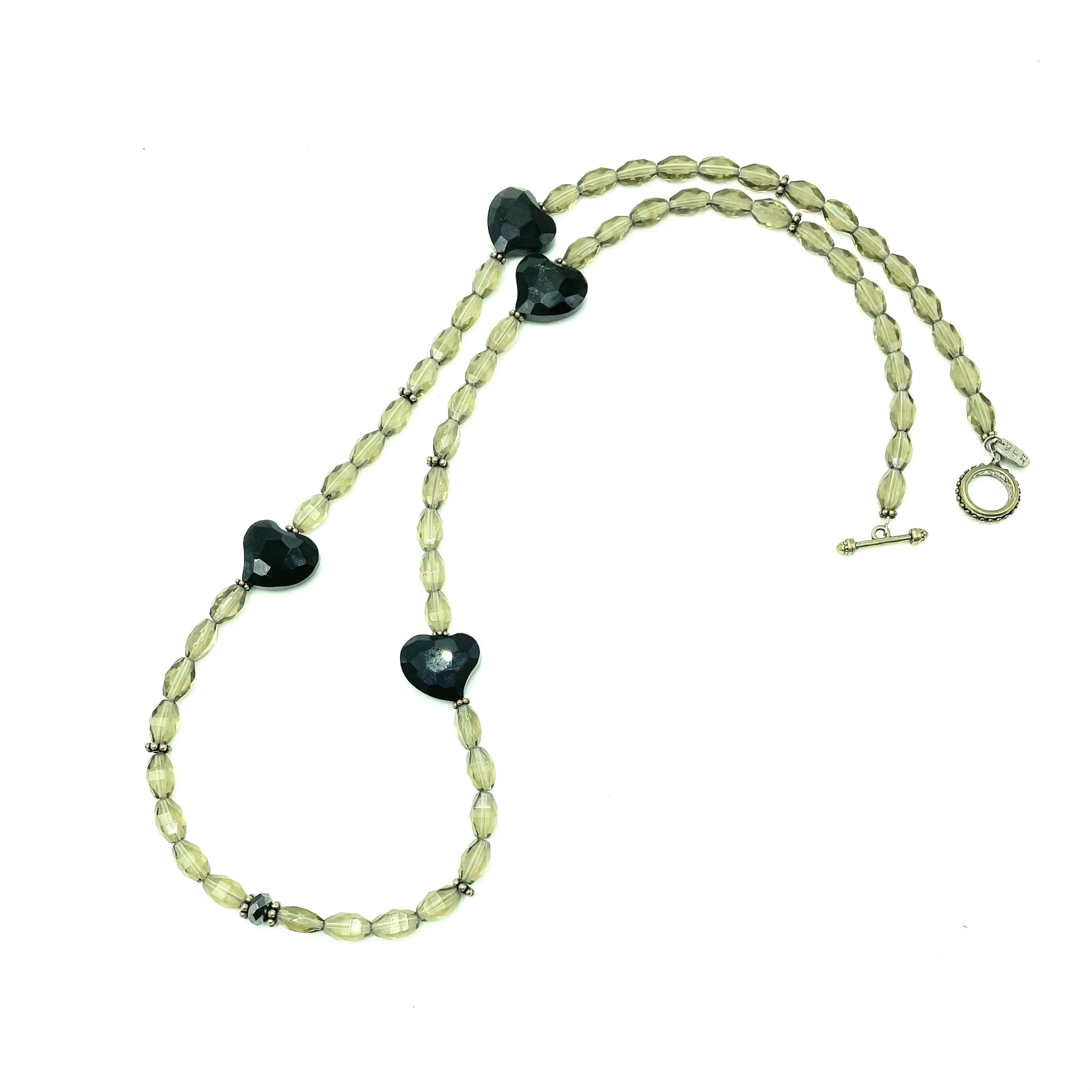 crystal heart pendant