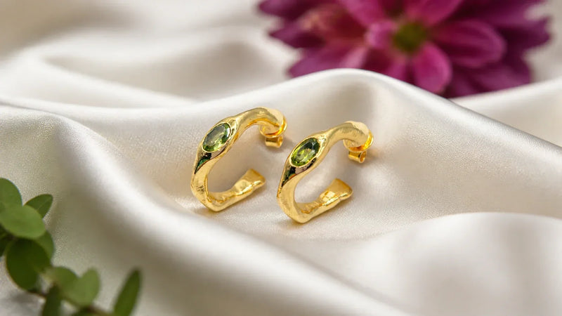 Peridot Hoop Earrings: Meaning, Style, and Craft