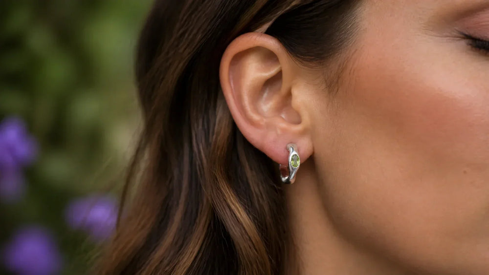 Peridot and Sterling Silver Earrings: A Light for Every Season