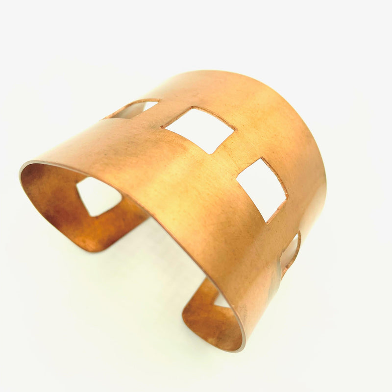Cama - Square Cutout Copper Cuff