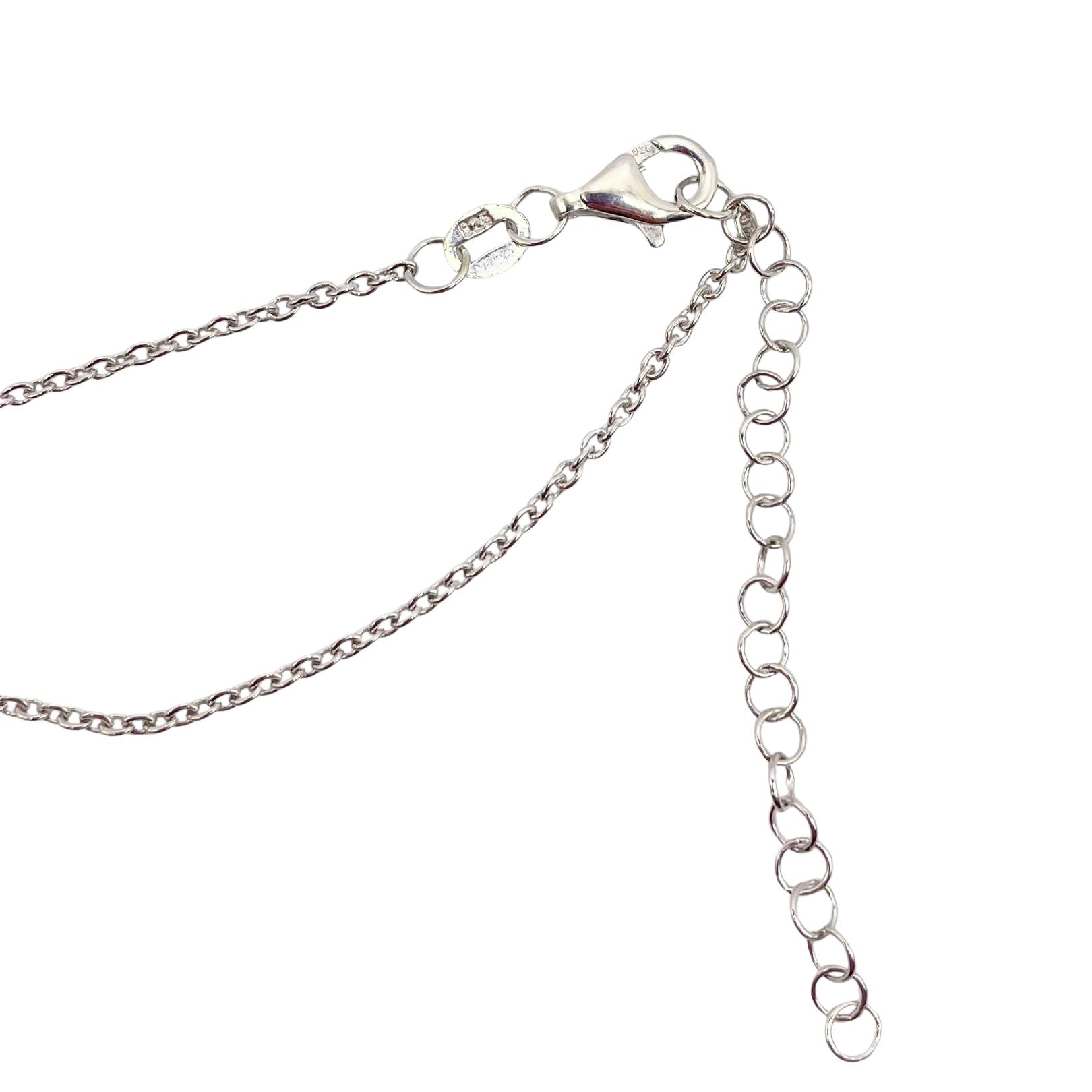 Clasp detail with lobster claw and extension chain by Amy Delson