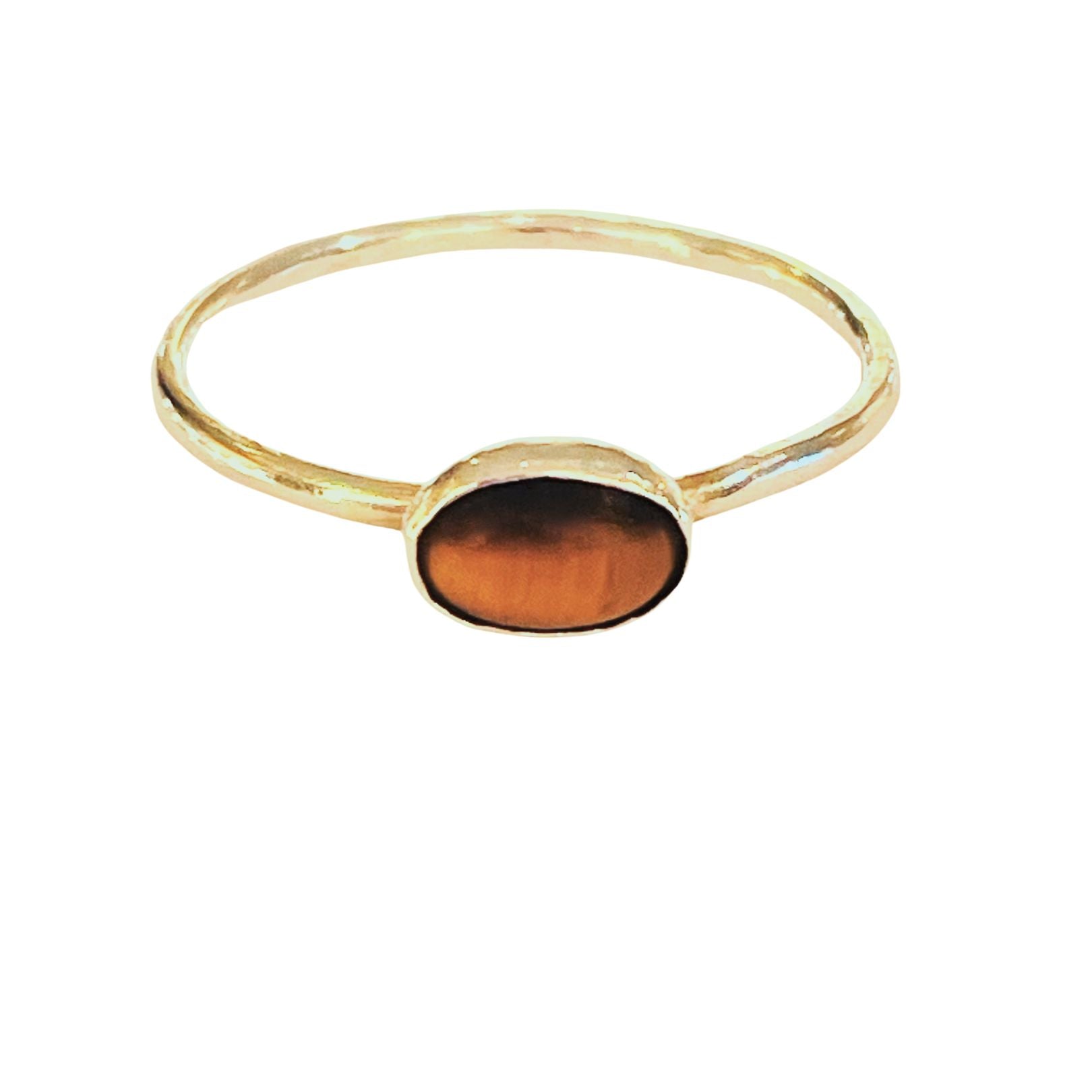 Sterling Silver Tiger Eye Ring by Amy Delson