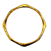 Top View Amy Delson Gold Brooke Bangle