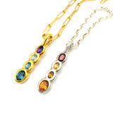 Amy Delson Jewelry Ombre Opulence Four Stone pendants