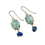 Amy Delson Larimar Lapis Lazuli Sterling Silver Earrings