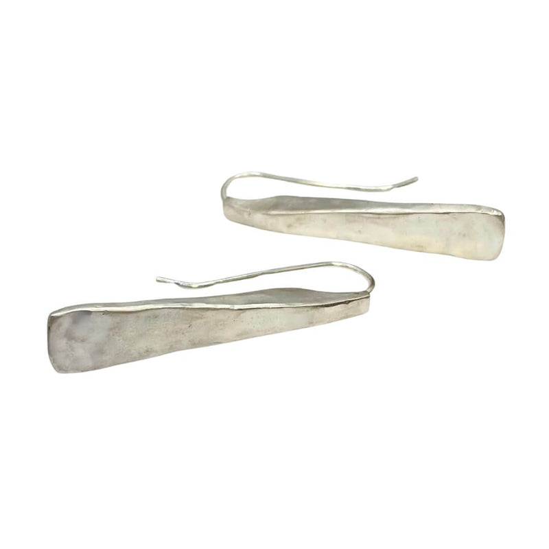 Amy Delson Sterling Silver Wedge Earrings