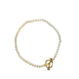 Amy Delson Single Strand Pearl Choker Necklace
