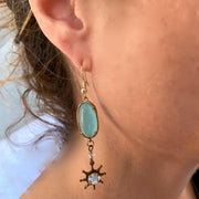 star drop earrings
