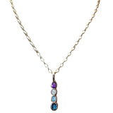 Amy Delson Amethyst Blue Topaz Necklace
