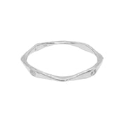 Amy Delson silver white topaz bangle