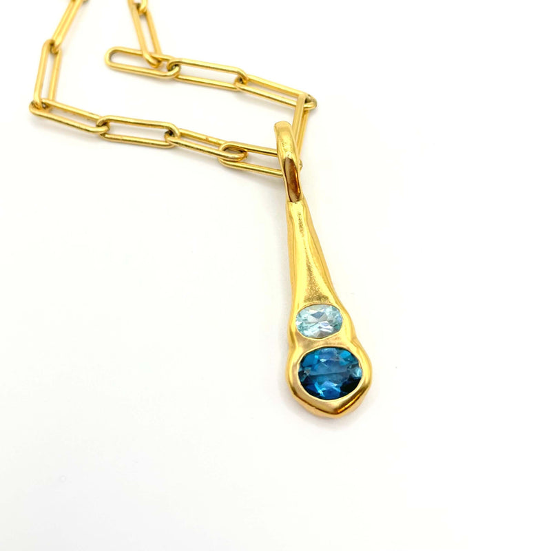 Amy Delson London Blue Sky Blue Topaz Opulence necklace 