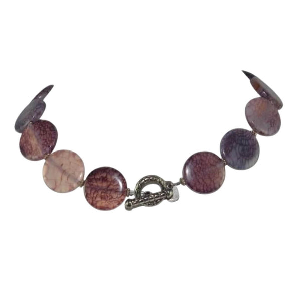 Amy Delson purple agate necklace