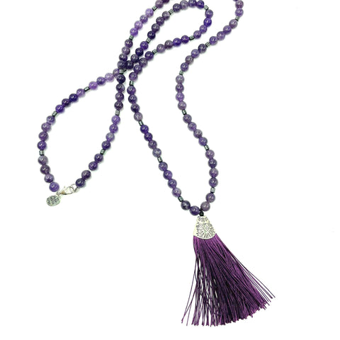 bead and tassel necklace