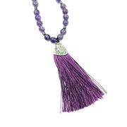 bead and tassel necklace