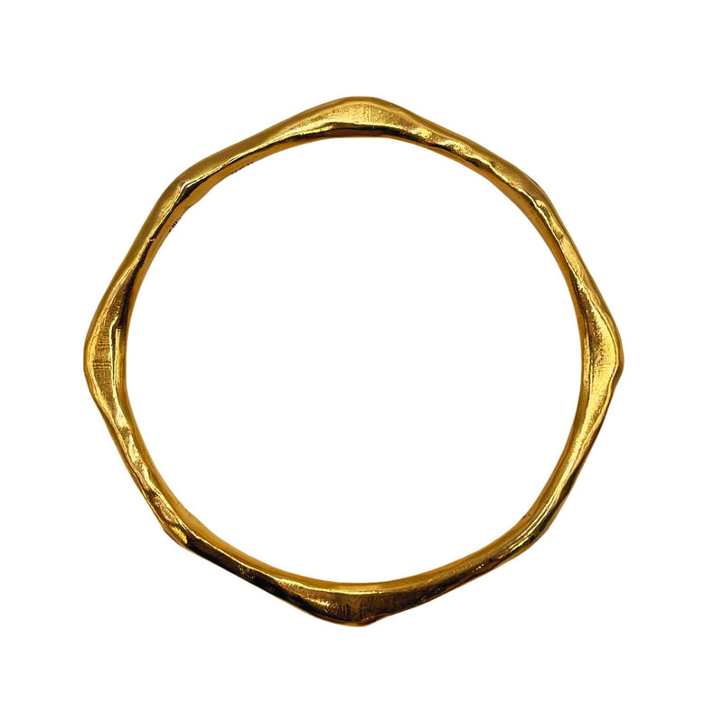 top view Amy Delson Gold bangle 