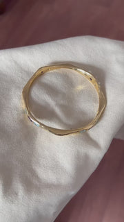 14k gold bangle bracelet