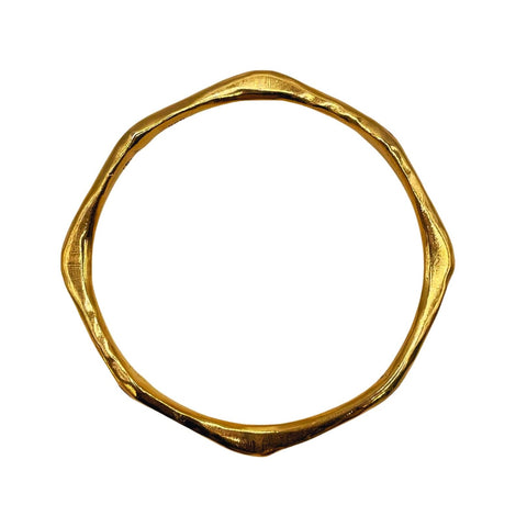 Top View Gold Bangle Amy Delson