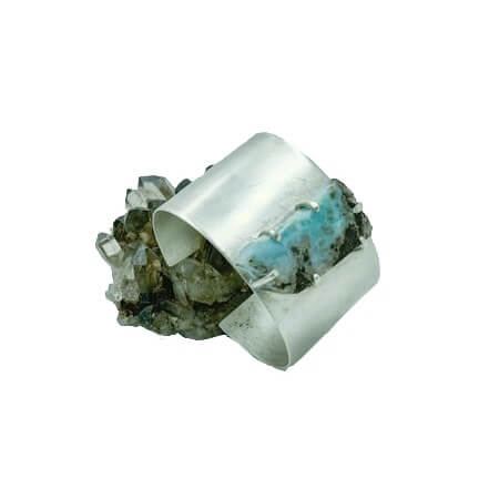 Amy Delson Larimar Sterling Silver Cuff