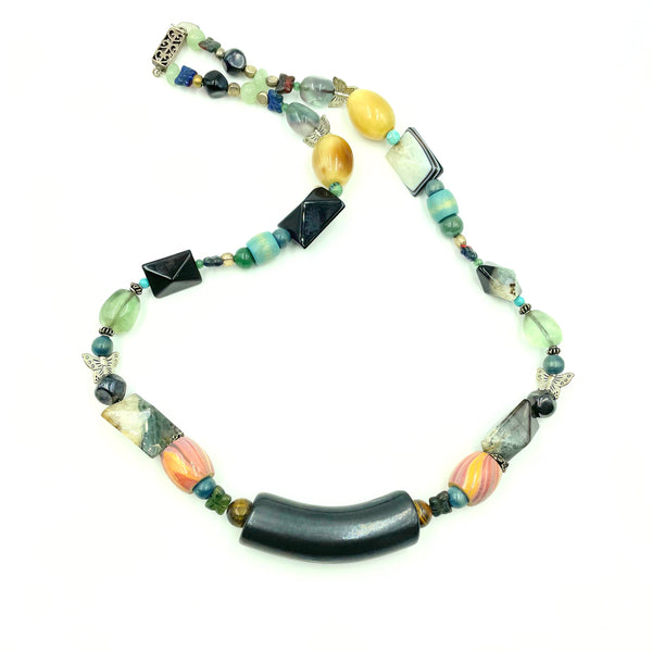 Toby - Eclectic Beaded Necklace