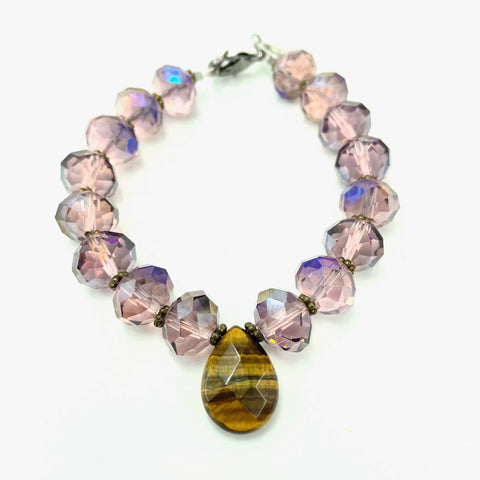 Tamra - Tiger Eye Purple Bracelet